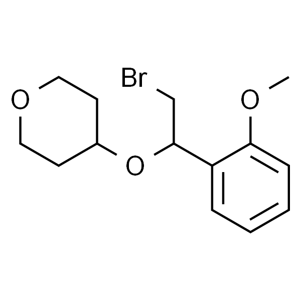 4-(2-Bromo-1-(2-methoxyphenyl)ethoxy)tetrahydro-2H-pyran