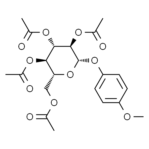 4-甲氧苯基2，3，4，6-四-O-乙酰基-β-D-吡喃葡萄糖苷
