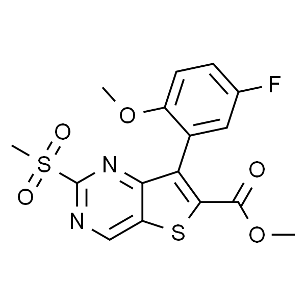 7-(5-氟-2-甲氧基苯基)-2-(甲磺酰基)噻吩并[3,2-d]嘧啶-6-羧酸甲酯