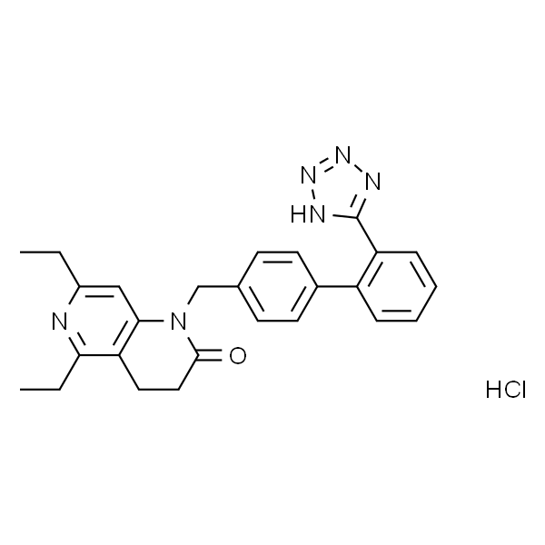 1-((2'-(2H-四氮唑-5-基)-[1,1'-联苯]-4-基)甲基)-5,7-二乙基-3,4-二氢-1,6-二氮杂萘-2(1H)-酮盐酸盐