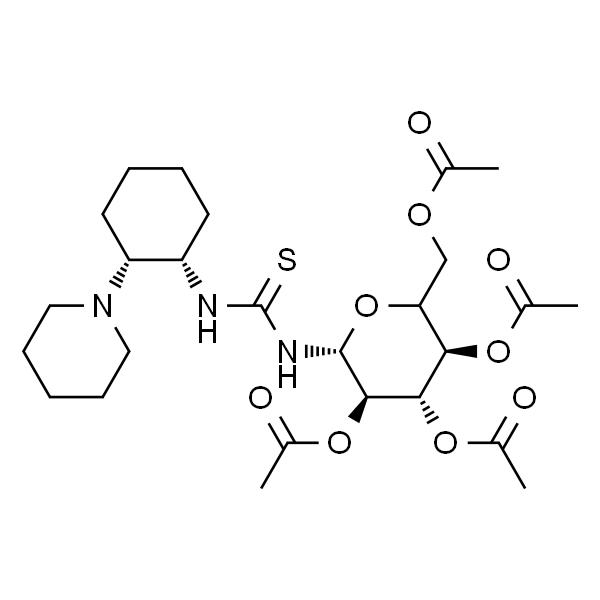 N-[(1S,2S)-2-(1-Piperidinylamino)cyclohexyl]-N'-(2,3,4,6-tetra-O-acetyl-β-D-glucopyranosyl)thiourea