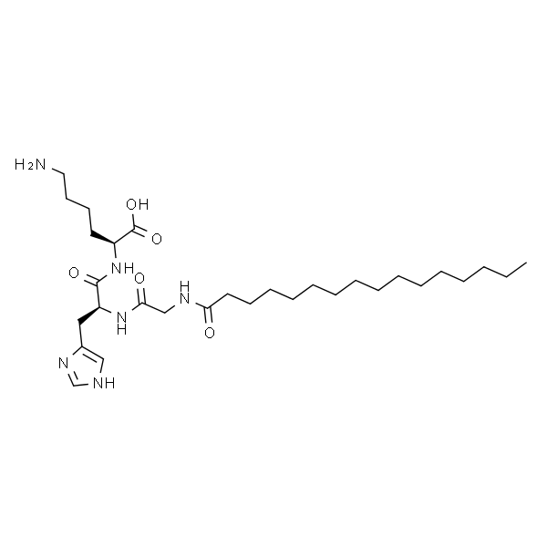 N2-[N-[N-(1-氧代十六烷基)甘氨酰]-L-组氨酰]-L-赖氨酸
