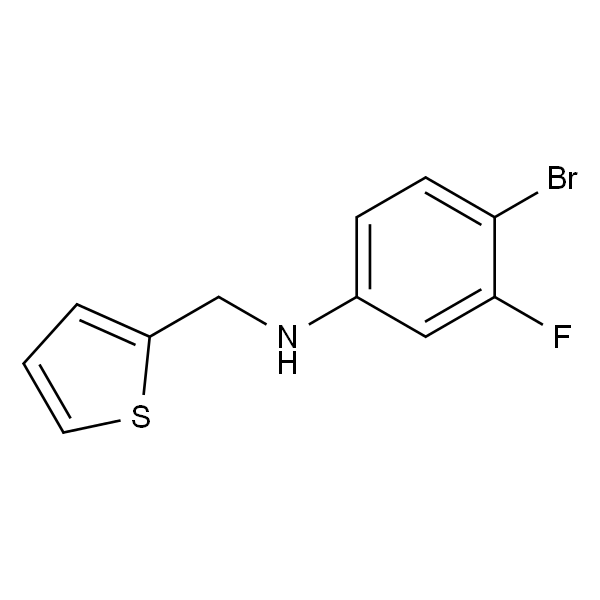 4-溴-3-氟-N-(噻吩-2-基甲基)苯胺