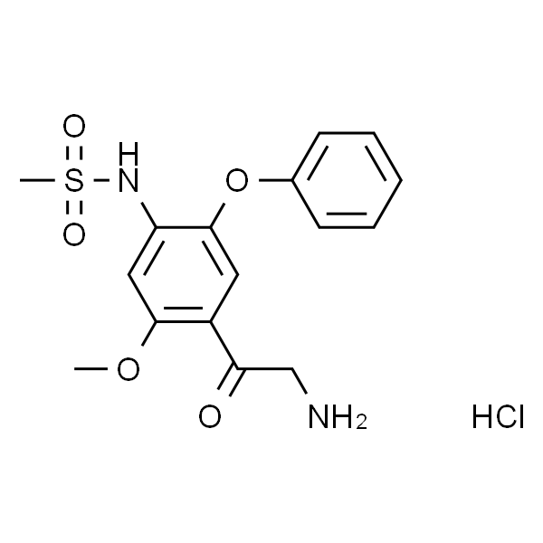 α-氨基-2-甲氧基-4-甲磺酰胺基-5-苯氧苯乙酮盐酸盐