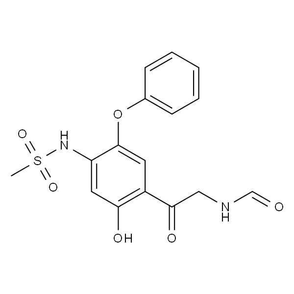 N-(2-(2-羟基-4-(甲基磺酰胺基)-5-苯氧基苯基）-2-氧乙基）甲酰胺