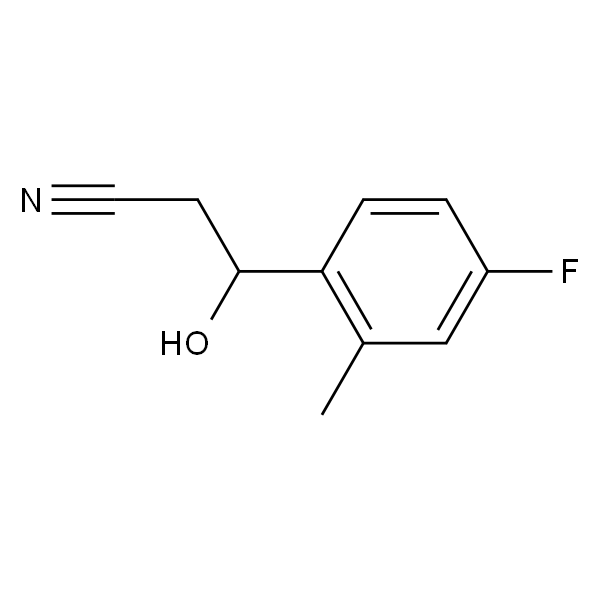 3-(4-氟-2-甲基苯基)-3-羟基丙腈