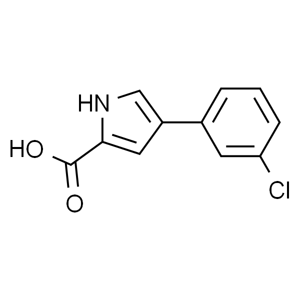 4-(3-氯苯基)-1H-吡咯-2-羧酸