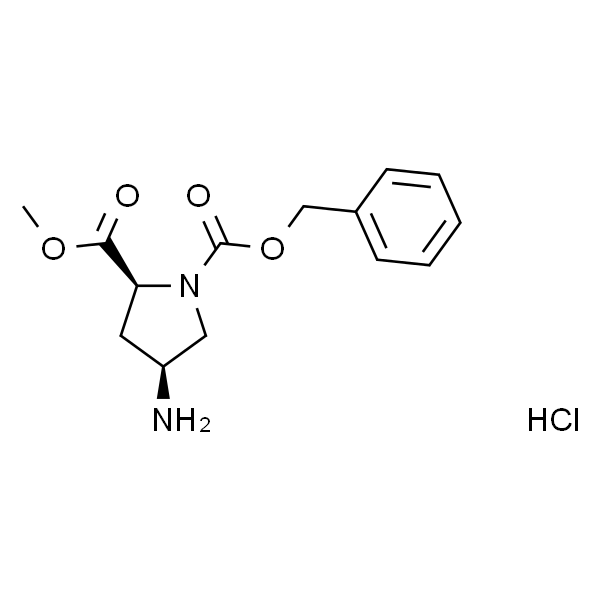 (2S,4S)-1-苄基 2-甲基 4-氨基吡咯烷-1,2-二羧酸酯盐酸盐