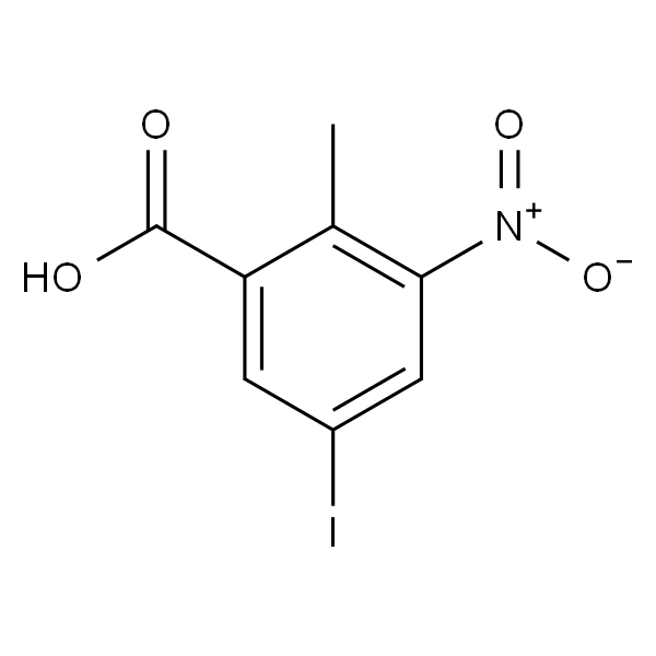 5-碘-2-甲基-3-硝基苯甲酸