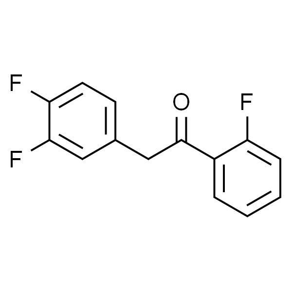 2-(3,4-difluorophenyl)-1-(2-fluorophenyl)ethanone