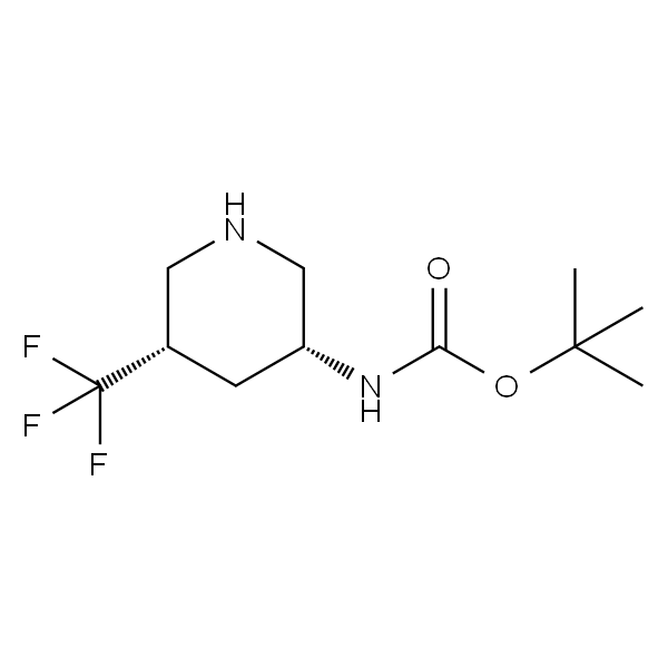 (3R,5S)-5-(三氟甲基)哌啶-3-基)氨基甲酸叔丁酯
