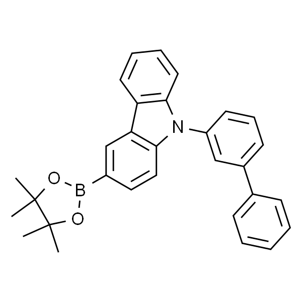 9-([1,1'-联苯]-3-基)-3-(4,4,5,5-四甲基-1,3,2-二氧硼杂环戊烷-2-基)-9H-咔唑