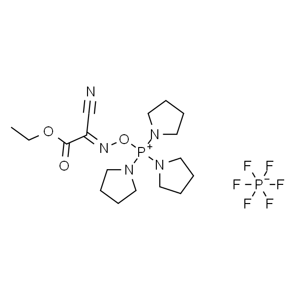 (E)-(((1-氰基-2-乙氧基-2-氧代亚乙基)氨基)氧基)三(吡咯烷-1-基)鏻六氟磷酸盐