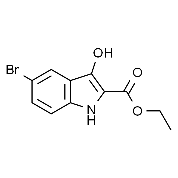 5-溴-3-羟基-1H-吲哚-2-羧酸乙酯