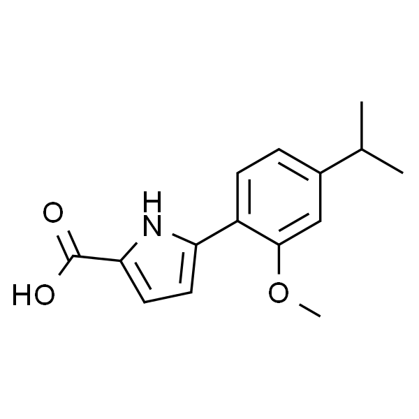 5-(4-异丙基-2-甲氧基苯基)-1H-吡咯-2-羧酸
