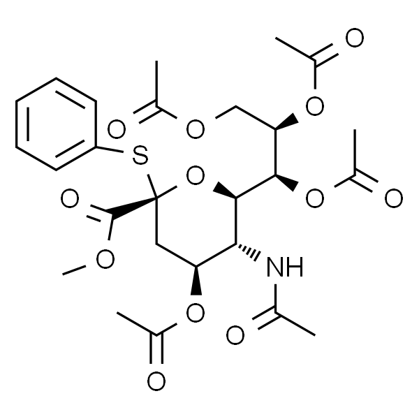 (1S,2R)-1-((2R,3R,4S)-3-乙酰氨基-4-乙酰氧基-6-(甲氧基羰基)-6-(苯硫基)四氢-2H-吡喃-2-基)丙烷-1,2,3-三乙酸三酯