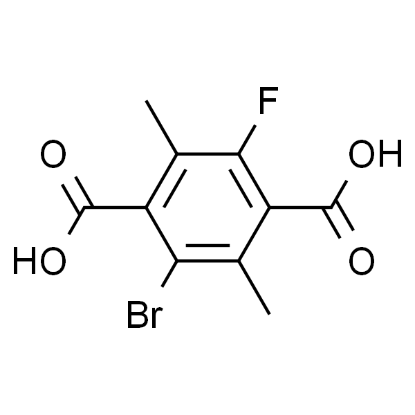 2-溴-5-氟-3,6-二甲基对苯二甲酸