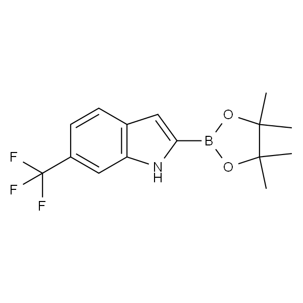 2-(4,4,5,5-四甲基-1,3,2-二氧杂硼杂环戊烷-2-基)-6-(三氟甲基)-1H-吲哚