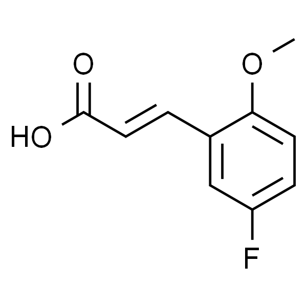 (E)-3-(5-氟-2-甲氧基苯基)丙烯酸