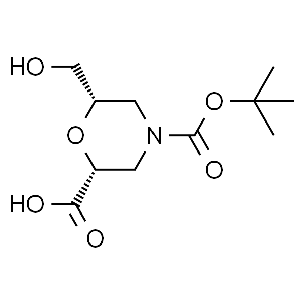 (2R,6S)-4-(叔丁氧羰基)-6-(羟甲基)吗啉-2-羧酸