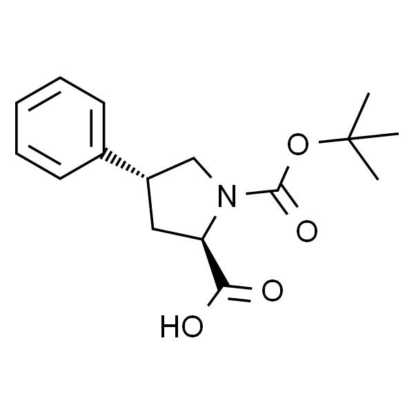 (2R,4R)-1-(叔丁氧基羰基)-4-苯基吡咯烷-2-羧酸