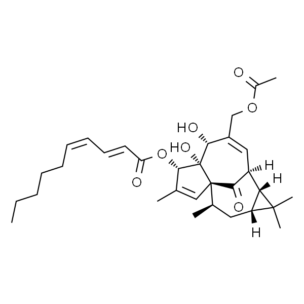 3-O-(2'E,4'Z-癸二烯酰基)-20-O-乙酰巨大戟二萜醇