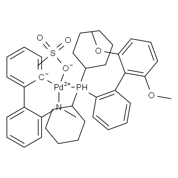 甲磺酸(2-二环己基膦-2',6'-二甲氧基-1,1'-联苯基)(2'-甲氨-1,1'-联苯-3-基)钯(II)二氯甲烷加合物
