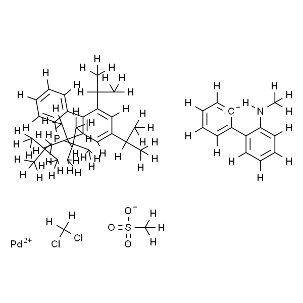 甲磺酸(2-二叔丁基膦-2',4',6'-三异丙基-1,1'-联苯基)(2'-甲氨基-1,1'-联苯-2-基)钯(II)