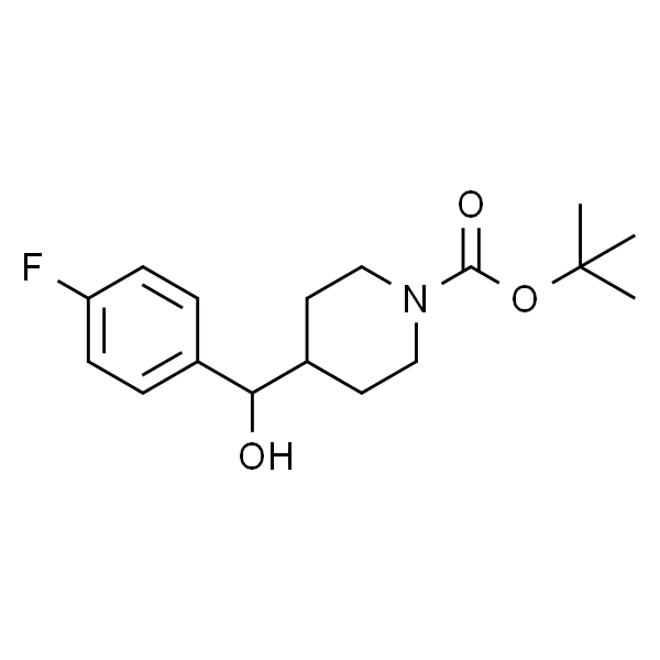 tert-butyl 4-((4-fluorophenyl)(hydroxy)methyl)piperidine-1-carboxylate