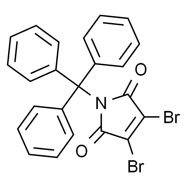 N-三苯甲游基-2,3-二溴马来酰亚胺
