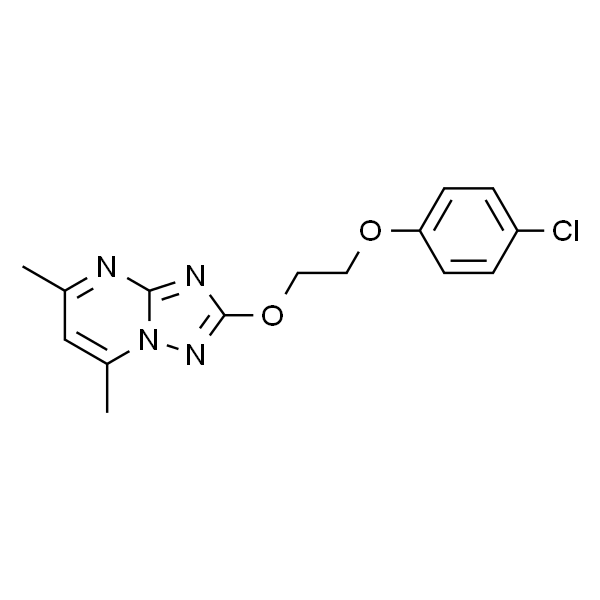 2-[2-(4-氯苯氧基)乙氧基]-5,7-二甲基-[1,2,4]三唑并[1,5-a]嘧啶