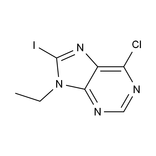 6-氯-9-乙基-8-碘-9H-嘌呤