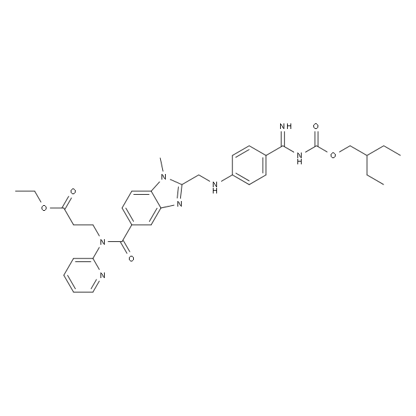 3-(2-(((4-(N-((2-乙基丁氧基)羰基)氨基甲脒酰基)苯基)氨基)甲基)-1-甲基-N-(吡啶-2-基)-1H-苯并[d]咪唑-5-甲酰胺基)丙酸乙酯（达比加群杂质）