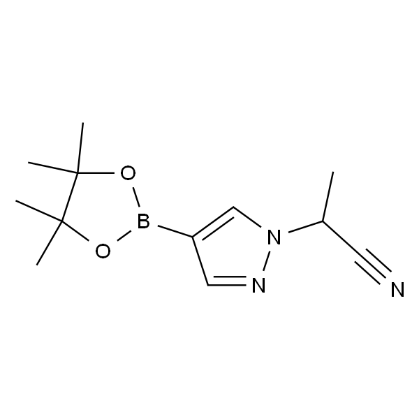 2-(4-(4,4,5,5-四甲基-1,3,2-二氧杂硼杂环戊烷-2-基)-1H-吡唑-1-基)丙腈