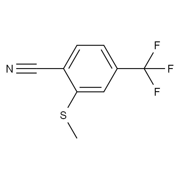 1-cyano-2-methylthio-4-trifluoromethylbenzene
