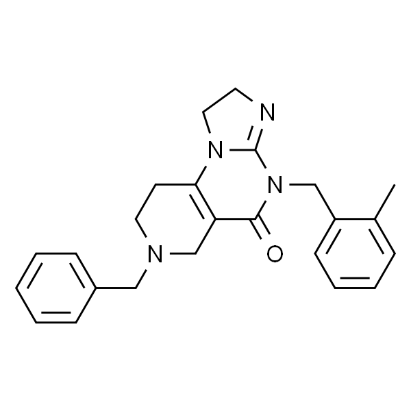 7-苄基-4-(2-甲基苄基)-1,2,6,7,8,9-六氢咪唑并[1,2-a]吡啶并[3,4-e]嘧啶-5(4H)-酮