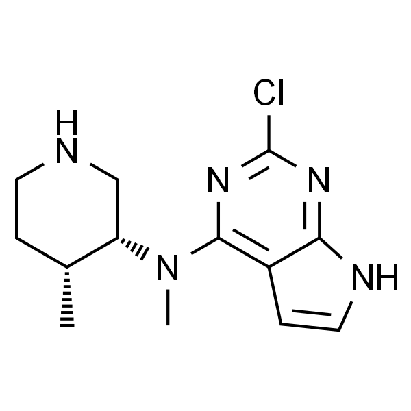 2-氯-N-甲基-N-((3R,4R)-4-甲基哌啶-3-基)-7H-吡咯并[2,3-d]嘧啶-4-胺