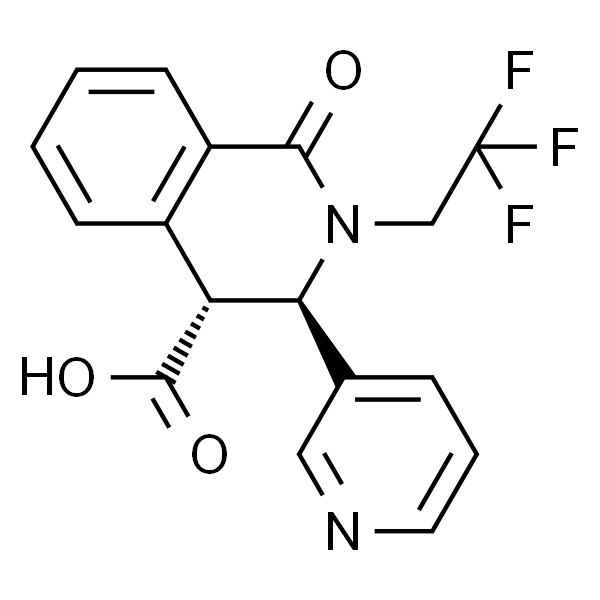 (3R,4R)-1,2,3,4-Tetrahydro-1-oxo-3-(3-pyridinyl)-2-(2,2,2-trifluoroethyl)-4-isoquinolinecarboxylic acid