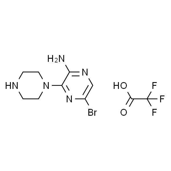 5-溴-3-(哌嗪-1-基)吡啶-2-胺2,2,2-三氟乙酸盐