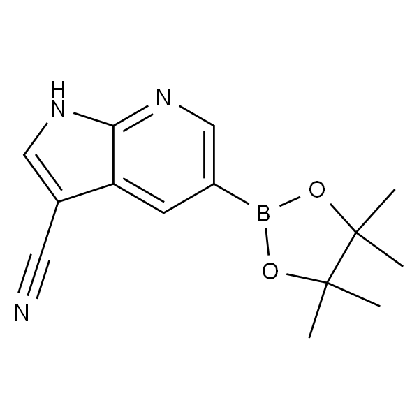 5-(4,4,5,5-四甲基-1,3,2-二氧杂硼杂环戊烷-2-基)-1H-吡咯并[2,3-b]吡啶-3-甲腈