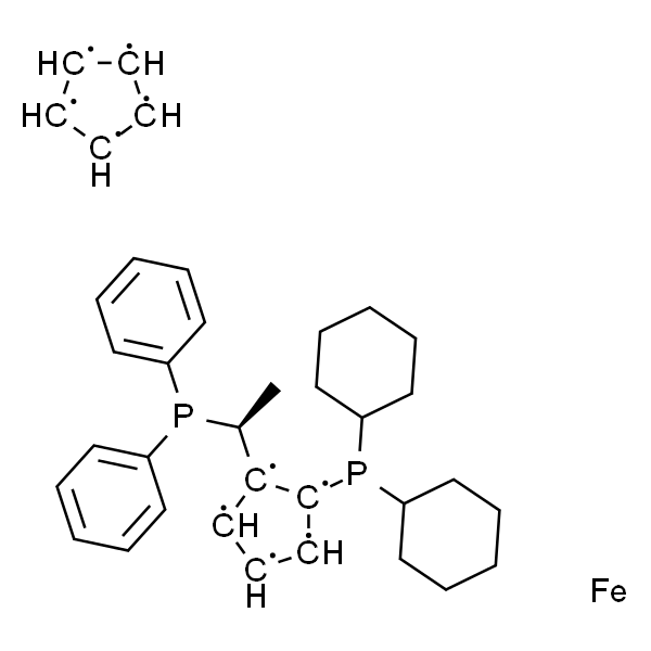 (S)-1-[(R{p})-2-(二环己基膦)二茂铁基乙基]二苯基膦