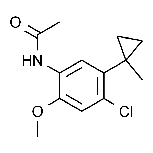 N-[4-Chloro-2-methoxy-5-(1-methylcyclopropyl)phenyl]acetamide
