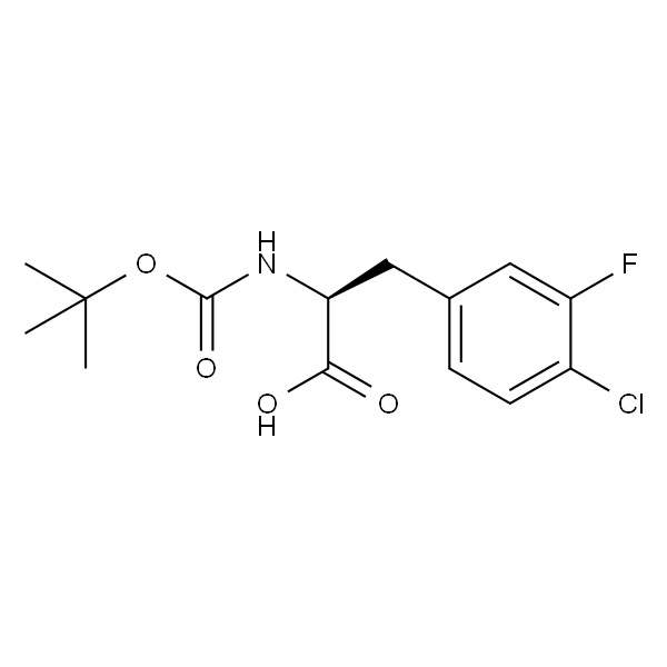 (S)-2-(叔丁氧羰基)氨基)-3-(4-氯-3-氟苯)丙酸