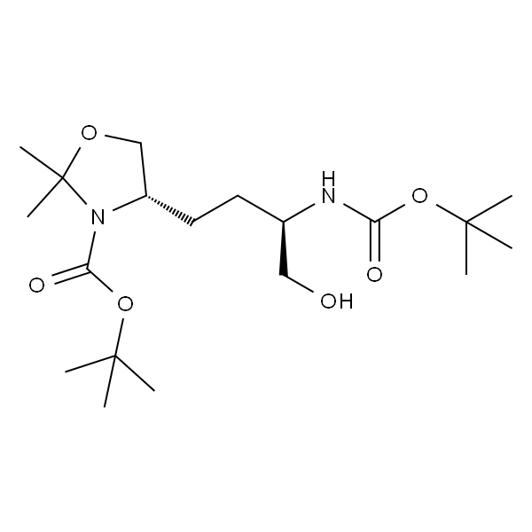 (R)-4-[(S)-3-Boc-2,2-二甲基-4-噁唑烷基]-2-(Boc-氨基)-1-丁醇