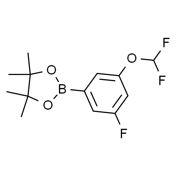 2-(3-(二氟甲氧基)-5-氟苯基)-4,4,5,5-四甲基-1,3,2-二氧硼烷