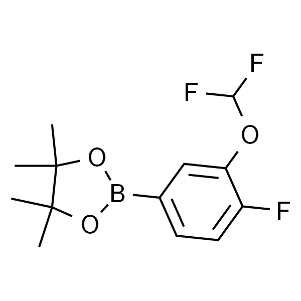 2-(3-(二氟甲氧基)-4-氟苯基)-4,4,5,5-四甲基-1,3,2-二氧杂硼烷