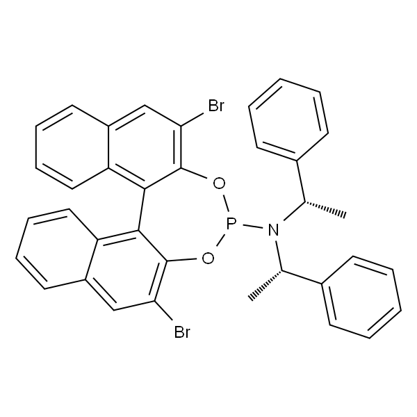 (11bS)-2,6-二溴-N,N-双((S)-1-苯基乙基)二萘并[2,1-d:1'',2''-f][1,3,2]二氧磷杂-4-胺