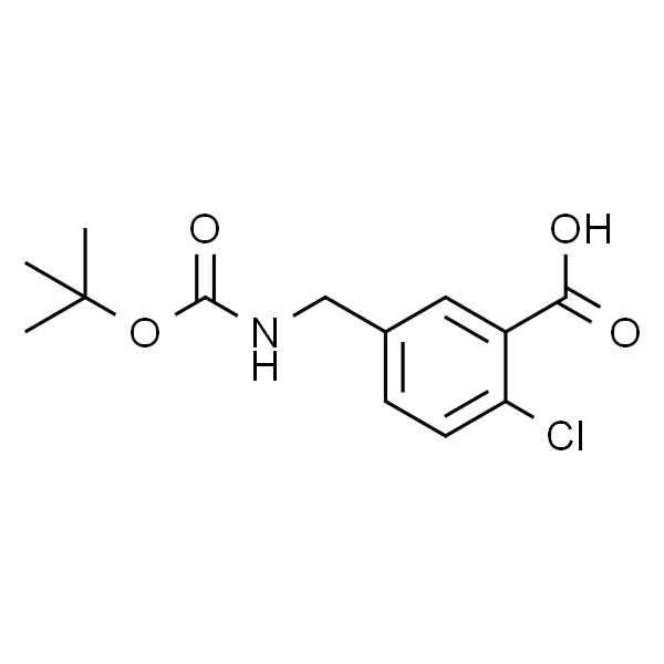 5-(((叔丁氧基羰基)氨基)甲基)-2-氯苯甲酸
