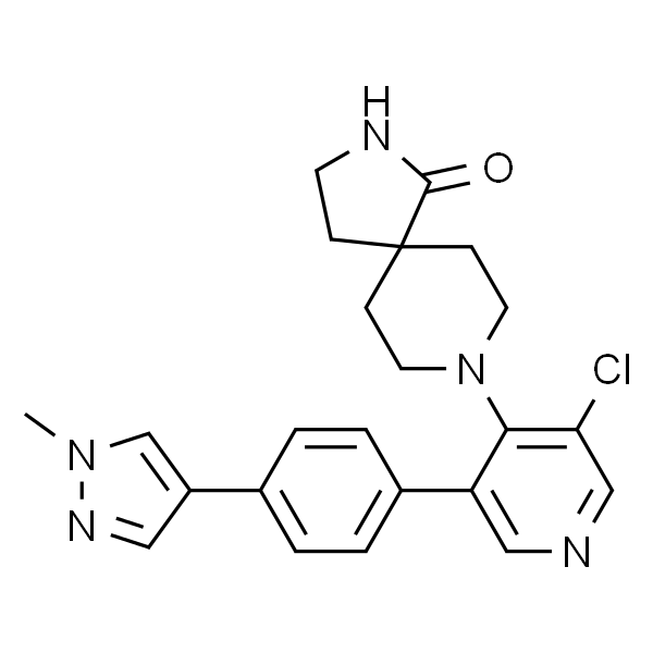8-[3-氯-5-[4-(1-甲基-1H-吡唑-4-基)苯基]-4-吡啶基]-2,8-二氮杂螺[4.5]癸烷-1-酮