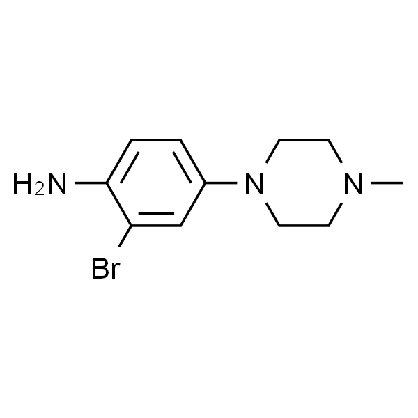 2-溴-4-(4-甲基哌嗪-1-基)苯胺